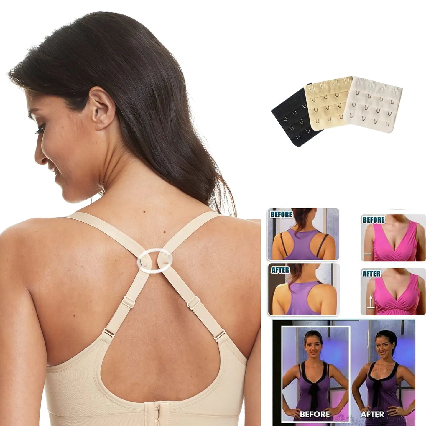 3-pack Maternity/Nursing Bra Set