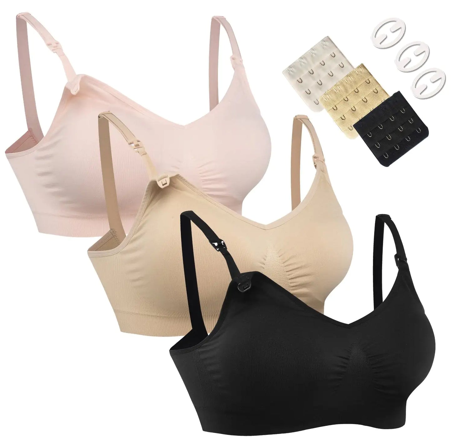 3-pack Maternity/Nursing Bra Set