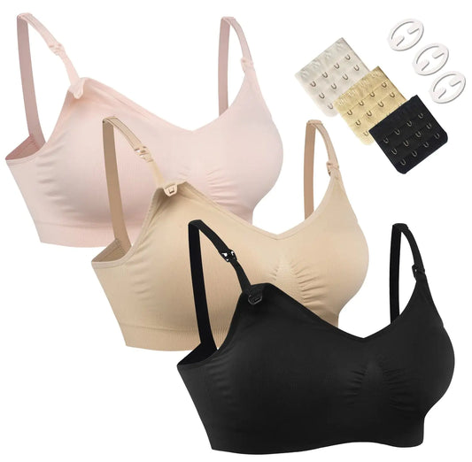 3-pack Maternity/Nursing Bra Set